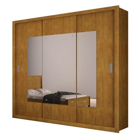 Guarda Roupa Casal Veneza Top Luxo 3 Portas Espelho Rufato Menor preço em Guarda Roupa Casal Veneza Top Luxo 3 Portas Espelho Rufato