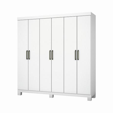 Guarda Roupa Casal Z22 6 Portas 4 Gavetas Sem Espelho Com Pés Carioca Móveis Menor preço em Guarda Roupa Casal Z22 6 Portas 4 Gavetas Sem Espelho Com Pés Carioca Móveis