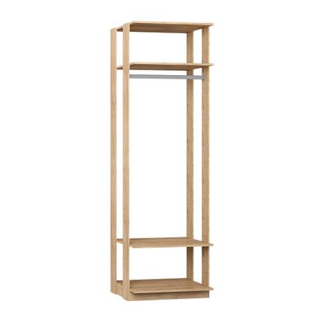 Guarda-Roupa Closet Cabideiro Clothes Carvalho - Be Mobiliário Inteligente Menor preço em Guarda-Roupa Closet Cabideiro Clothes Carvalho - Be Mobiliário Inteligente