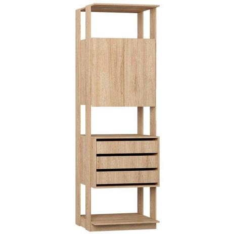 Guarda Roupa Closet Clothes 1006 2 Portas Carvalho Mel - BE Mobiliário é boa?