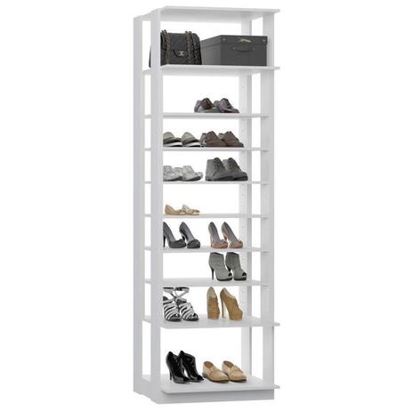 Guarda Roupa Closet Clothes 1009 9 Prateleiras Branco - BE Mobiliário é boa?