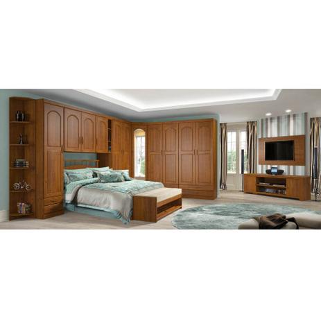 Guarda-Roupa Closet Modulado Aéreo Parma 3 PT Imbuia - Finestra Menor preço em Guarda-Roupa Closet Modulado Aéreo Parma 3 PT Imbuia - Finestra