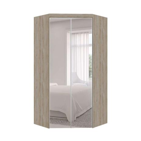 Guarda-Roupa Closet Modulado Virtual com Espelho 2 PT 3 GV Cedro Amadeirado - Robel Móveis Menor preço em Guarda-Roupa Closet Modulado Virtual com Espelho 2 PT 3 GV Cedro Amadeirado - Robel Móveis