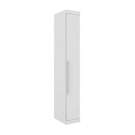 Guarda-Roupa Closet Modulado Virtual II Branco Fosco e Amadeirado - Robel Móveis Menor preço em Guarda-Roupa Closet Modulado Virtual II Branco Fosco e Amadeirado - Robel Móveis