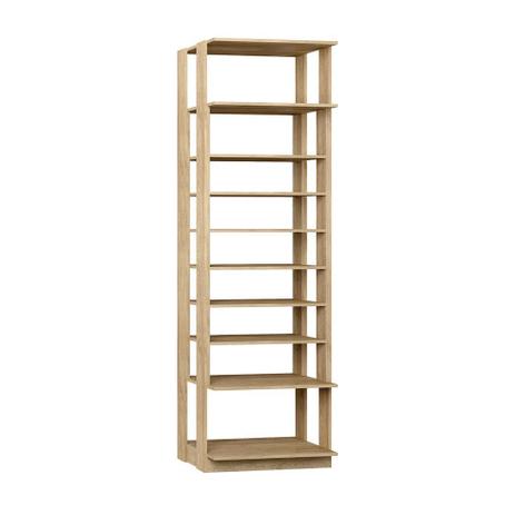 Guarda-Roupa Closet Prateleiras Clothes Carvalho - BE Mobiliário Inteligente Menor preço em Guarda-Roupa Closet Prateleiras Clothes Carvalho - BE Mobiliário Inteligente