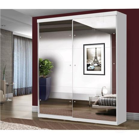 Guarda roupa com espelho Solteiro 2 porta de correr Salvador Premium - Dallas moveis Menor preço em Guarda roupa com espelho Solteiro 2 porta de correr Salvador Premium - Dallas moveis