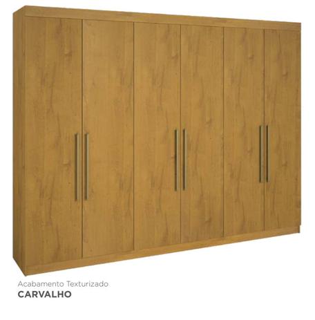 Guarda Roupa Da Vinci 6 Portas D Doro Móveis Menor preço em Guarda Roupa Da Vinci 6 Portas D Doro Móveis