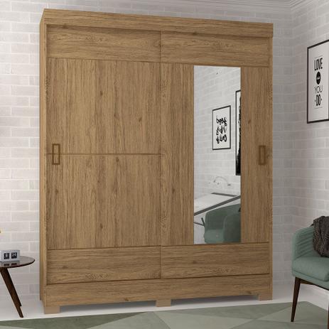 Guarda-Roupa de Solteiro Briz 2 Portas Deslizante B66 Menor preço em Guarda-Roupa de Solteiro Briz 2 Portas Deslizante B66