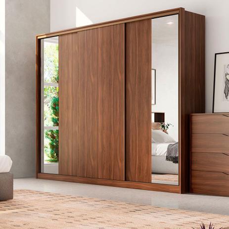 Guarda-Roupa Demartez de Casal 3 portas Elevato Menor preço em Guarda-Roupa Demartez de Casal 3 portas Elevato