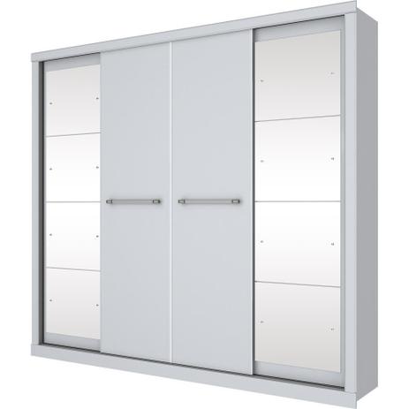 Guarda Roupa Elegance 04 Portas Deslizantes Branco HP - Henn Menor preço em Guarda Roupa Elegance 04 Portas Deslizantes Branco HP - Henn
