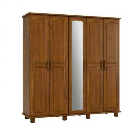 Guarda Roupa Finestra 1716 Onix Madeira 05 Portas Imbuia Menor preço em Guarda Roupa Finestra 1716 Onix Madeira 05 Portas Imbuia
