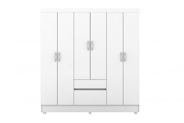 Menor preço em Guarda Roupa Flash II Demóbile Branco E Rosa