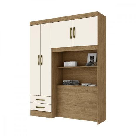 Guarda Roupa Henn 4 Portas 2 Gavetas Ponte Menor preço em Guarda Roupa Henn 4 Portas 2 Gavetas Ponte