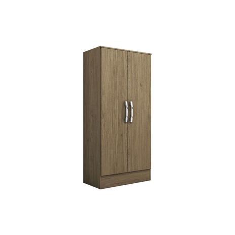 Guarda Roupa Henn Briz B14 c/2 Portas Rústico Menor preço em Guarda Roupa Henn Briz B14 c/2 Portas Rústico