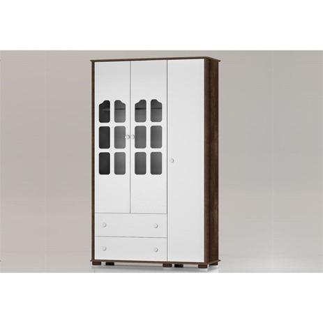 Guarda Roupa Infantil 03 Portas e 02 Gavetas Amore Teka Touch com Branco Acetinado - Matic Menor preço em Guarda Roupa Infantil 03 Portas e 02 Gavetas Amore Teka Touch com Branco Acetinado - Matic
