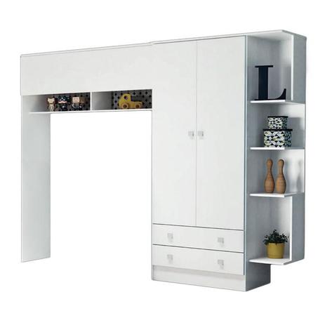 Guarda Roupa Infantil 2 Portas com Nicho e Módulo Doce Sonho Branco Brilho Qmovi é ruim? Guarda Roupa Infantil 2 Portas com Nicho e Módulo Doce Sonho Branco Brilho Qmovi é boa?