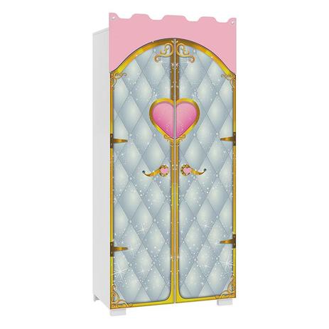 Guarda Roupa Infantil Castelo Premium 9A - Pura Magia Menor preço em Guarda Roupa Infantil Castelo Premium 9A - Pura Magia