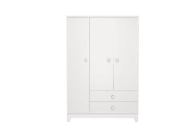 Guarda Roupa Infantil Encanto 3 Portas Branco Camas Fenix - Camas fênix Menor preço em Guarda Roupa Infantil Encanto 3 Portas Branco Camas Fenix - Camas fênix