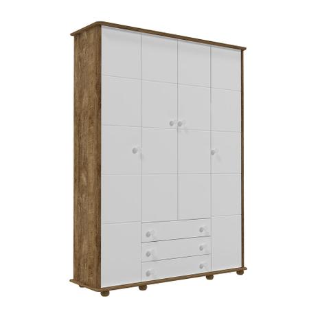 Guarda Roupa Infantil Fratelli 4 Pt 3 Gv Unissex Acetinado e Teka Touch - Matic Menor preço em Guarda Roupa Infantil Fratelli 4 Pt 3 Gv Unissex Acetinado e Teka Touch - Matic