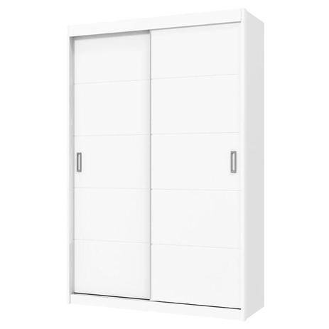 Guarda Roupa Infantil Fratelli New 2 Portas Deslizantes Branco Brilho Matic - Matic Moveis Menor preço em Guarda Roupa Infantil Fratelli New 2 Portas Deslizantes Branco Brilho Matic - Matic Moveis