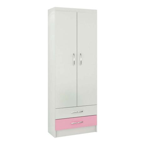 Guarda-Roupa Infantil Lili 2PT Branco e Rosa Evidência é boa?