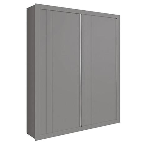 Guarda Roupa Infantil Prince 2 Portas Cinza Acetinado Reller Menor preço em Guarda Roupa Infantil Prince 2 Portas Cinza Acetinado Reller