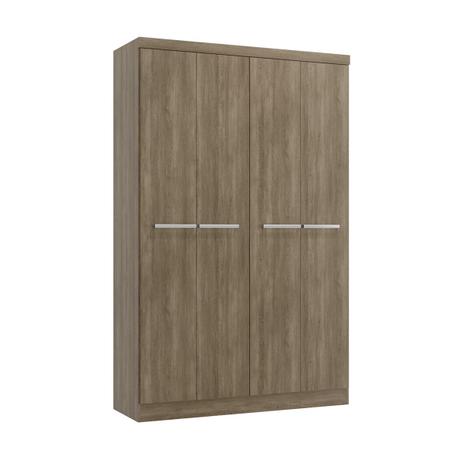 Guarda Roupa Kappesberg 4 Portas 1 Gaveta Nogal Fosco Menor preço em Guarda Roupa Kappesberg 4 Portas 1 Gaveta Nogal Fosco