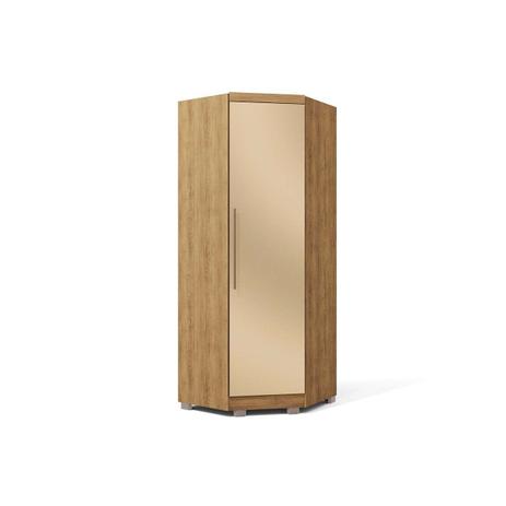 Guarda Roupa Kappesberg H558 Canto c/ Pés 1 Porta Freijó/Champ Menor preço em Guarda Roupa Kappesberg H558 Canto c/ Pés 1 Porta Freijó/Champ