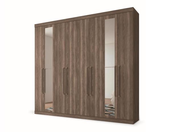 Guarda Roupa Master Vip 8.4 com Espelho Castanha - Santos Andirá - Santos andira é boa?