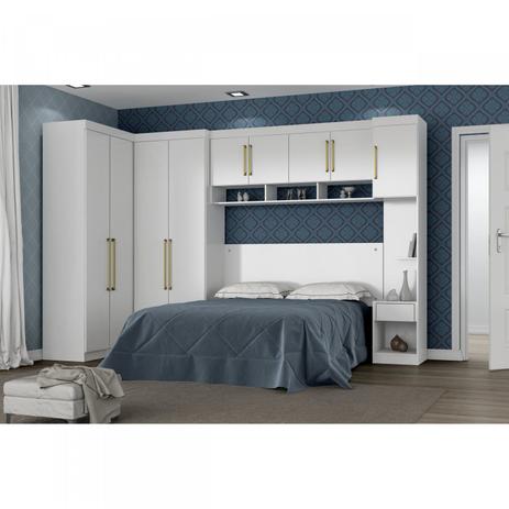 Guarda Roupa Modulado Casal 6 Peças Módena VI Demóbile Branco é ruim? Guarda Roupa Modulado Casal 6 Peças Módena VI Demóbile Branco é boa?