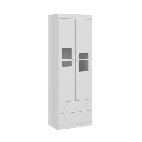 Guarda Roupa Multimóveis Travessura Plus 2 Portas Branco Premium Menor preço em Guarda Roupa Multimóveis Travessura Plus 2 Portas Branco Premium