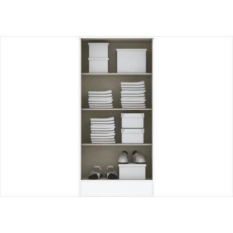 Guarda Roupa Multiuso B14 02 Portas com Pés Branco - Briz Menor preço em Guarda Roupa Multiuso B14 02 Portas com Pés Branco - Briz