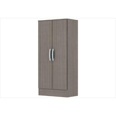 Menor preço em Guarda Roupa Multiuso B14 02 Portas com Pés Gris - Briz