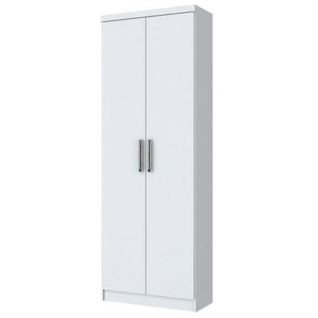 Guarda Roupa Multiuso Margarida 02 Portas Branco - Móveis Henn Menor preço em Guarda Roupa Multiuso Margarida 02 Portas Branco - Móveis Henn