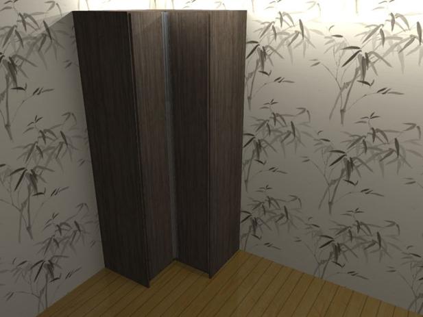 Guarda Roupa Pabim 2P Canto em L HV 658 - Home vision Menor preço em Guarda Roupa Pabim 2P Canto em L HV 658 - Home vision