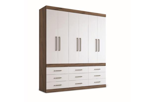 Guarda Roupa Plus 6.9 Demolição/Branco - Santos Andirá - Santos andira Menor preço em Guarda Roupa Plus 6.9 Demolição/Branco - Santos Andirá - Santos andira