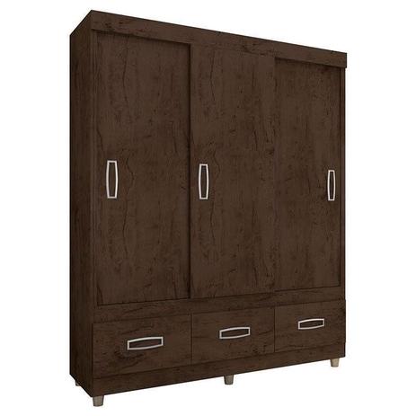 Guarda Roupa Popy 18495 Imbuia Flex - Araplac Menor preço em Guarda Roupa Popy 18495 Imbuia Flex - Araplac