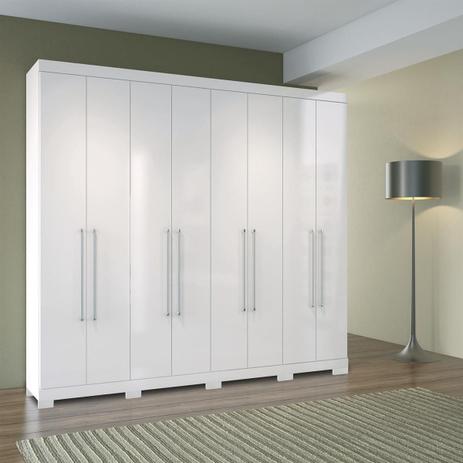 Guarda Roupa Santos Andirá Master Vip Com Pés 8 Portas Branco é boa?
