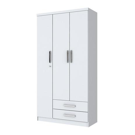 Guarda Roupa Solteiro 03 Portas Açaí Branco Rosa Chá Henn Menor preço em Guarda Roupa Solteiro 03 Portas Açaí Branco Rosa Chá Henn