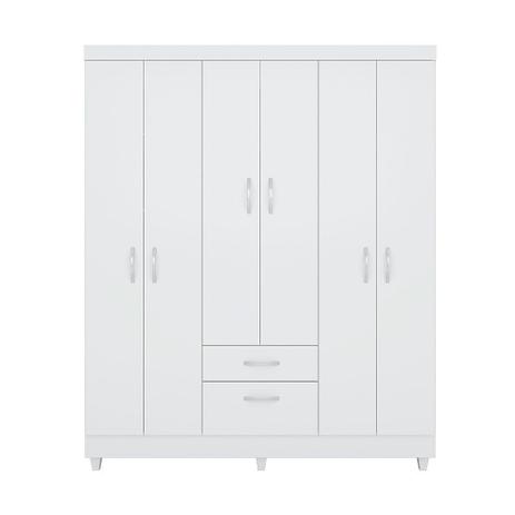 Guarda-Roupa Solteiro Astral 6 Portas 2 Gavetas Demóbile - Demobile Menor preço em Guarda-Roupa Solteiro Astral 6 Portas 2 Gavetas Demóbile - Demobile