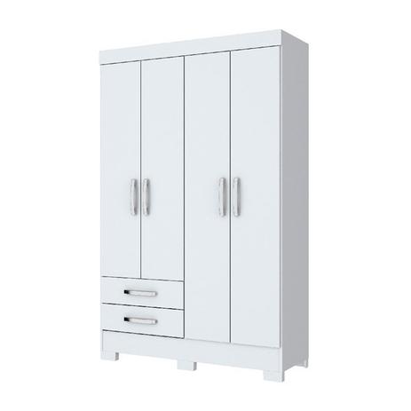 Guarda Roupa Solteiro BE12 Branco Briz Menor preço em Guarda Roupa Solteiro BE12 Branco Briz