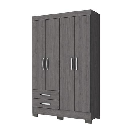 Guarda Roupa Solteiro BE12 Gris Briz Menor preço em Guarda Roupa Solteiro BE12 Gris Briz