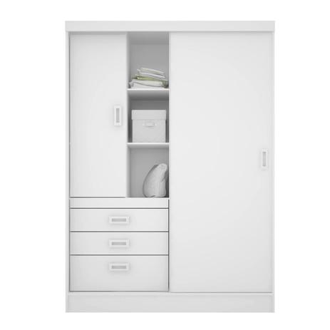 Guarda Roupa Solteiro Demóbile Slim Flex 2 Portas Branco/Rosa é boa?