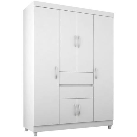 Guarda Roupa Solteiro Ecom Branco Rosa Flex Demobile Menor preço em Guarda Roupa Solteiro Ecom Branco Rosa Flex Demobile