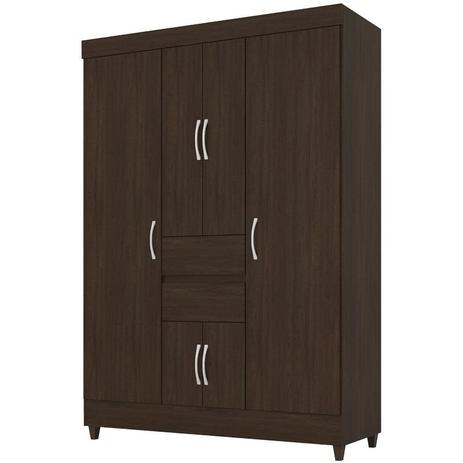 Guarda Roupa Solteiro Ecom Ebano Touch Demobile Menor preço em Guarda Roupa Solteiro Ecom Ebano Touch Demobile