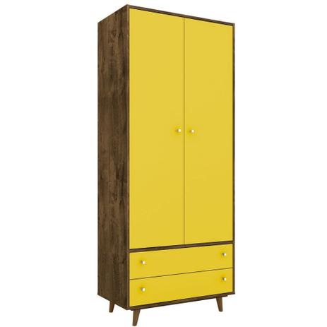 Guarda Roupa Solteiro Milão 2 Portas - Bechara Menor preço em Guarda Roupa Solteiro Milão 2 Portas - Bechara