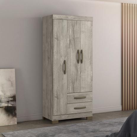 Guarda Roupa Solteiro Notável 3 Portas 2 Gavetas Nude é boa?