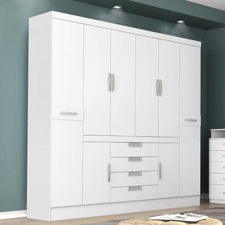 Guarda Roupas 8 Portas Realce Demóbile Branco é boa?