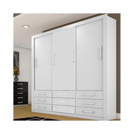 Guarda-roupas Anjos 3 Portas e 9 Gavetas sem Espelho Branco - Carioca moveis é boa?