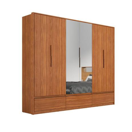 Guarda Roupas Casal Moara Demartez 6 Portas com 2 Portas em Espelhos Amendola Touch - Demóbile demartez Menor preço em Guarda Roupas Casal Moara Demartez 6 Portas com 2 Portas em Espelhos Amendola Touch - Demóbile demartez